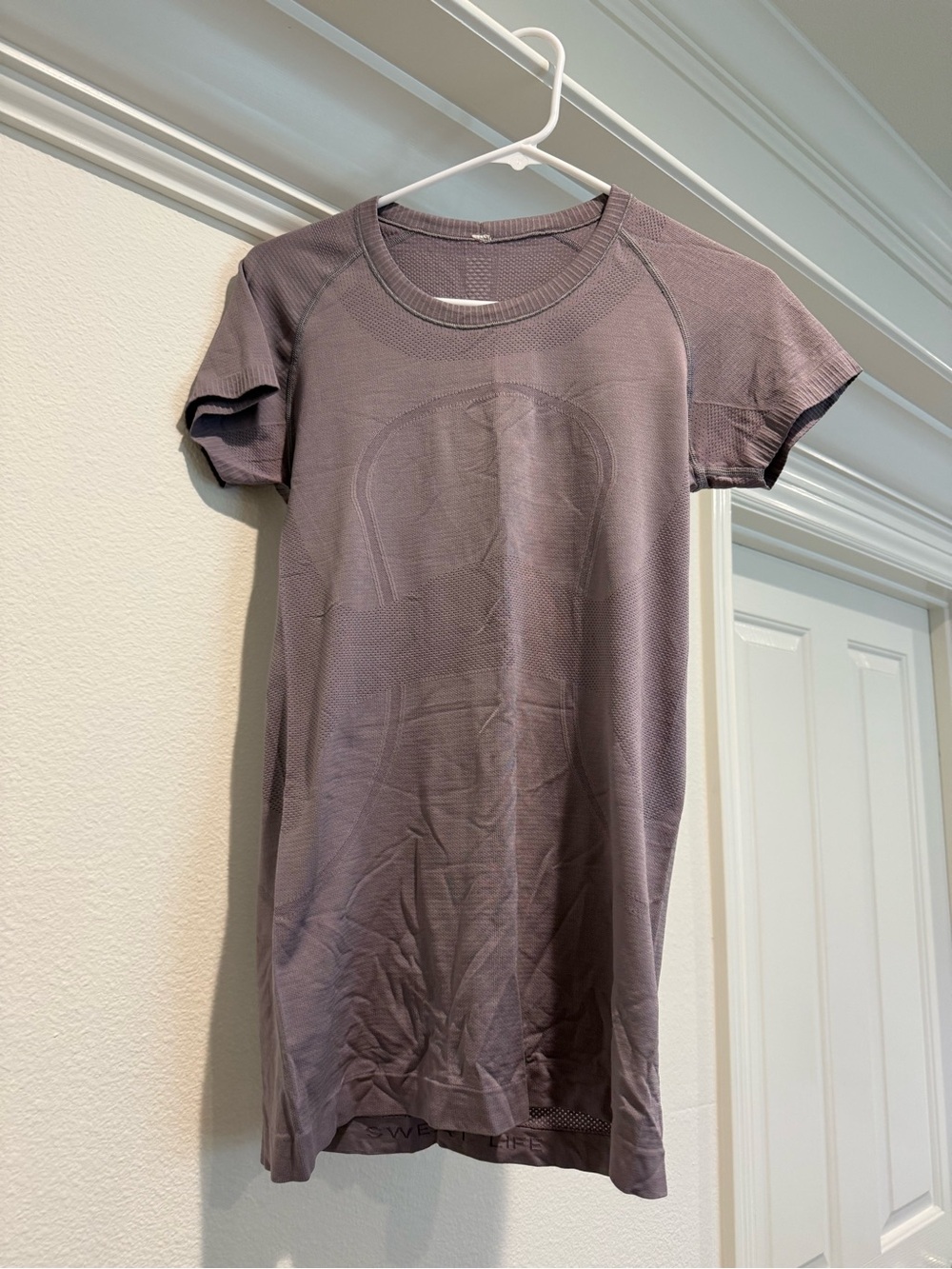 lululemon athletica Short-Sleeve Seamless Tee — Dusty Mauve